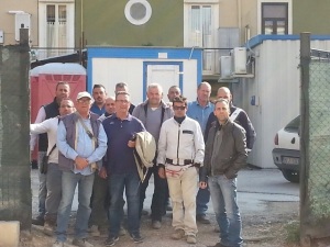 I lavoratori della Feneal Uil