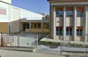 L'ingreso della palestra di Canicattini B.