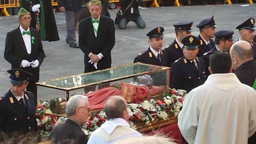 L'arrivo del corpo di Santa Lucia