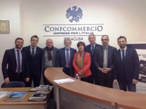 Il gruppo dirigente della Confcommercio