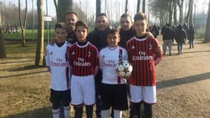 I 4 giovanissimi al "Milan Accademy"
