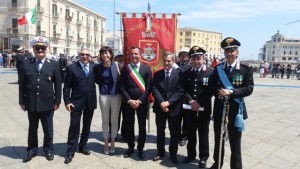 L'on. Marzana col Questore e il Prefetto