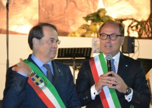 Bonfanti col sindaco di Conegliano Zambon