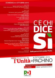 Festa Provinciale PD a Pachino