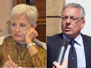 L'on. Marika Cirone Di Marco e Paolo Amenta