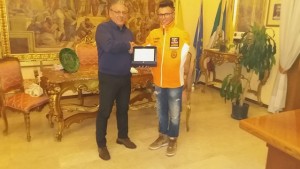 Il sindaco Amenta e Ivan La Rocca