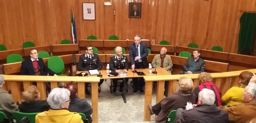 Legalità e sicurezza nell’incontro del comandante provinciale dei Carabinieri Luigi Grasso con gli anziani di Canicattini B.