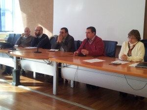 I segretari di categoria degli edili