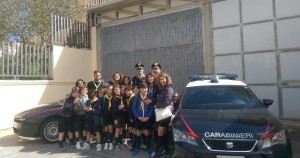 Scout alla caserma CC di Noto