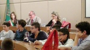 Armaro con il Consiglio dei ragazzi