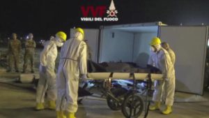 Il recupero dei corpi