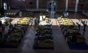Funerali delle vittime del terremoto 27 agosto 2016 a Ascoli Piceno ANSA/MASSIMO PERCOSSI
