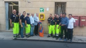 Il momento dell'inaugurazione