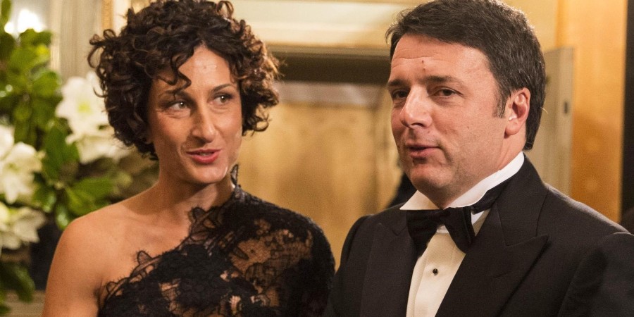 Matteo Renzi e la moglie Agnese Landini