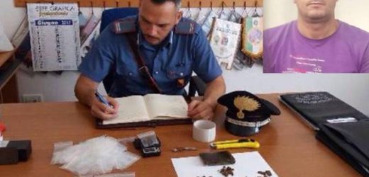 Marzamemi, ai domiciliari un 42enne trovato in possesso di un panetto di hashish di 130 grammi