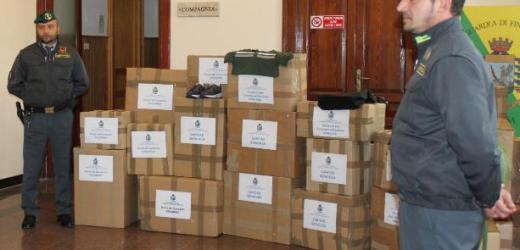 Solarino, la Guardia di Finanza giovedì donerà la merce sequestrata nelle varie operazioni agli enti assistenziali
