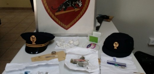 Trovate dalla Polizia 125 dosi di cocaina in un terreno di viale S. Panagia