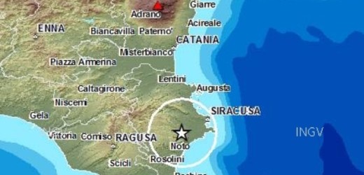 Scossa di terremoto del 4,5 questa mattina nel Mar Ionio  davanti alle coste del sud est dell’isola, ieri sui Monti Iblei