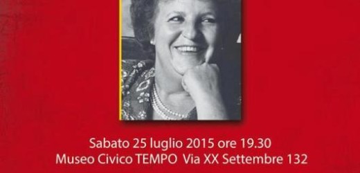 Si presenta sabato al Museo Tempo di Canicattini Bagni il libro dell’ex ministro Annamaria Cancellieri “Una vita bellissima”