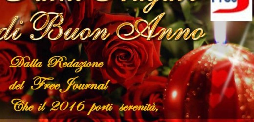 Buon Anno a tutti da Free Journal, appuntamento al 2016