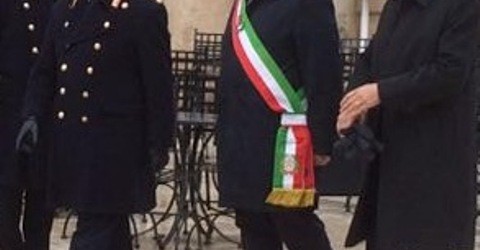 Festa della Polizia Municipale oggi in piazza Duomo a Siracusa in occasione dei festeggiamenti di san Sebastiano