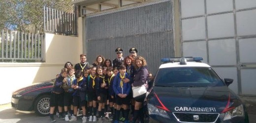 Visita ieri dei lupetti del Gruppo Scout “Noto 1” alla Compagnia Carabinieri di Noto