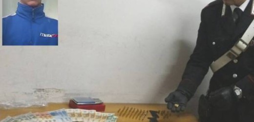 Lentini, aveva 124 grammi di marijuana e 47 di cocaina oltre ad una pistola calibro 9, arrestato 25enne