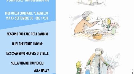 Domenica 2 ottobre “Festa dei Nonni” alla Biblioteca comunale di Canicattini Bagni con letture e racconti per i nipoti