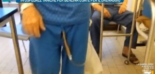 Dai bidoni per il drenaggio alle buste di plastica per trasportare catetere e sacca all’Umberto I, finito su Tagadà a La7