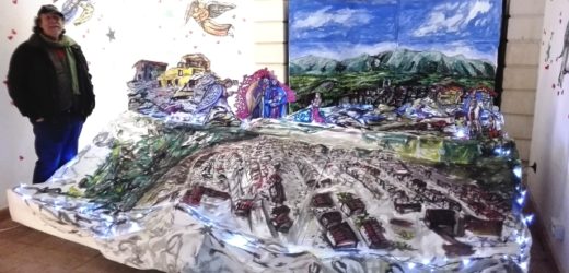 Canicattini, un presepe di Sergio Carpinteri ricorda e riporta il cuore ad Amatrice, la cittadina rasa al suolo dal terremoto