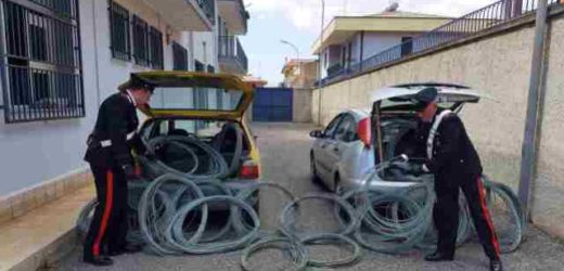 Due giovani coniugi disoccupati sorpresi a rubare cavi di rame nella dismessa Siteco a Priolo
