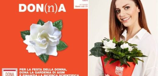 Sabato, domenica e l’8 Marzo nelle piazze la Gardenia dell’Aism a sostegno della lotta contro la sclerosi multipla